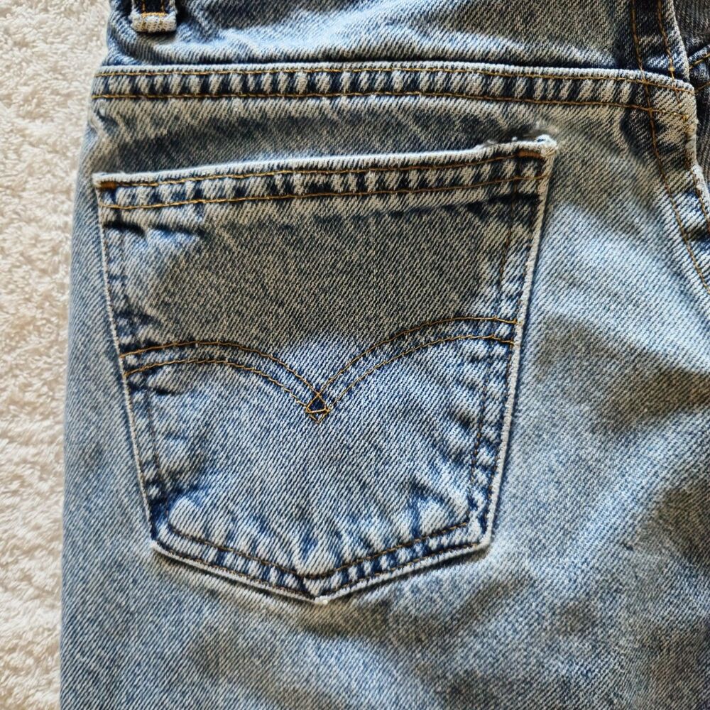 Vintage Levi’s Jeans 562 Loose Fit Student 27 X 28 Actual 24 X 28 Orange Tab USA - Picture 13 of 16